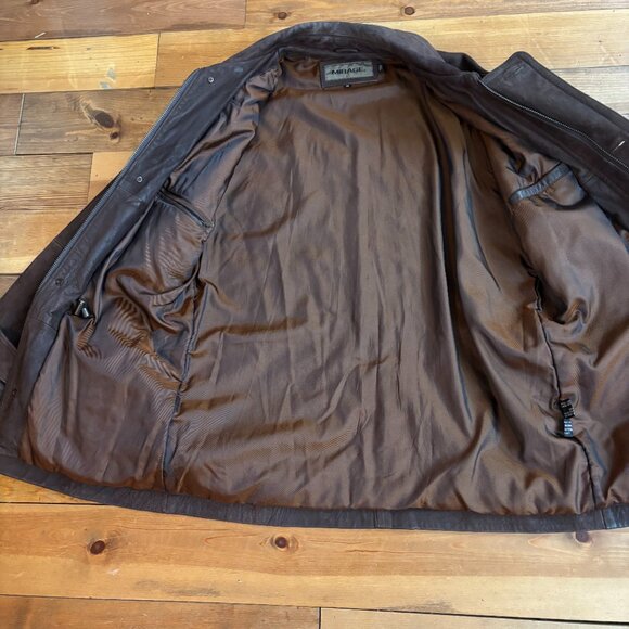 Awesome Men's Suede Jacket Size M - Picture 5 of 7